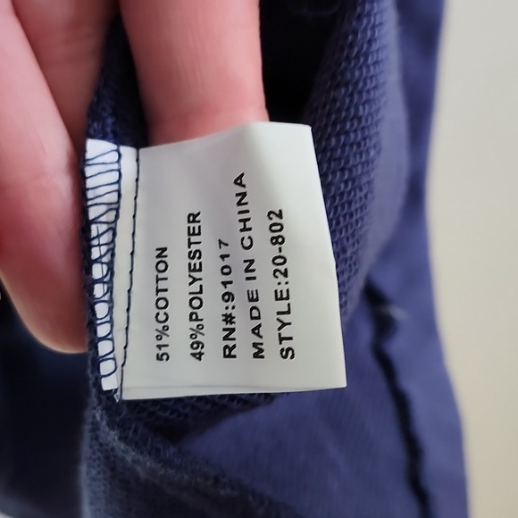 Solitaire Women's Blue Embroidered Full Zip Jacket Cinched Waist Hood Pockets Sm - Picture 8 of 10